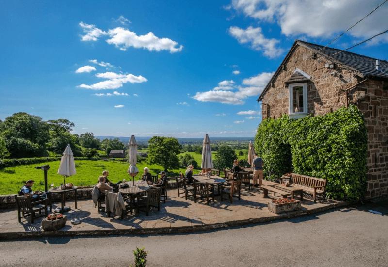 The Pheasant Inn Higher Burwardsley Extérieur photo